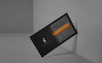 Ribbon Business Card Template Screenshot 6