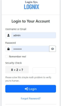 Lognix - Group based Access Control - Login System Screenshot 2