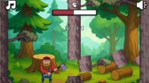 Wood Cutter Clicker - Causal Mobile Unity Game Screenshot 2