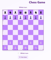 PHP Chess Game with AI and Multiplayer Screenshot 1