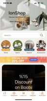 IonShop - Ionic Theme Screenshot 1