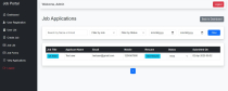 Job Application Management System with Admin Panel Screenshot 4
