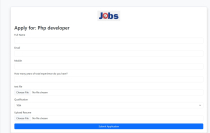 Job Application Management System with Admin Panel Screenshot 6
