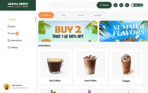 Aroma Drips - React Drinks Ordering Template Screenshot 13