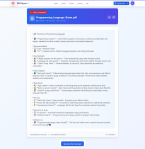 SparkDocs - AI PDF Summarizer SaaS App Screenshot 13